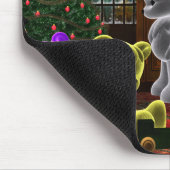 Teddy Bearz Kerstmis Mousepad Muismat (Hoek)