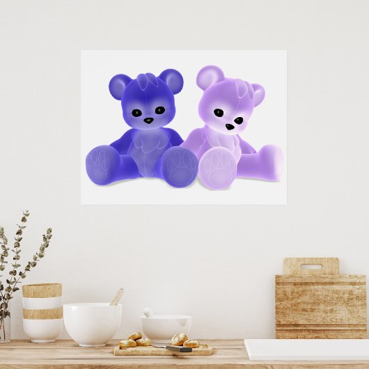 Teddy Bearz Poster (Keuken)
