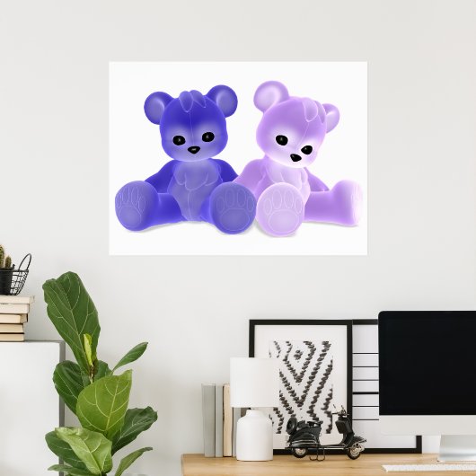 Teddy Bearz Poster (Thuiskantoor)