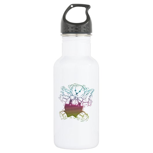 Teddy-Beer Angel Waterfles (Voorkant)