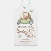 Teddy beer baby beer Dank je wel veel cadeautje La Cadeaulabel (Achterkant)