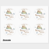 Teddy beer baby beer Hartelijk dank Ronde Sticker (Vel)