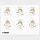 Teddy beer baby beer Hartelijk dank Ronde Sticker (Vel)