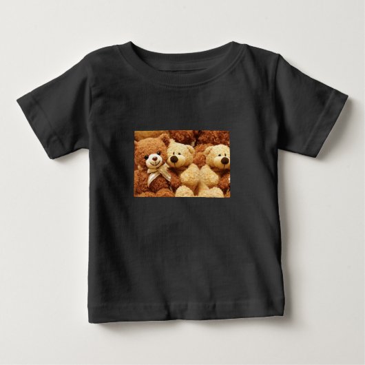 Teddy beer baby jersey t-shirt (Voorkant)