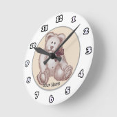 Teddy Beer baby klok (Hoek)