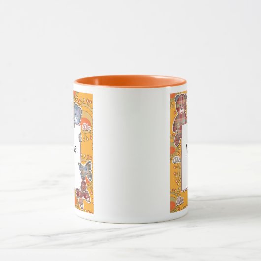 Teddy beer, baby mok (Midden)