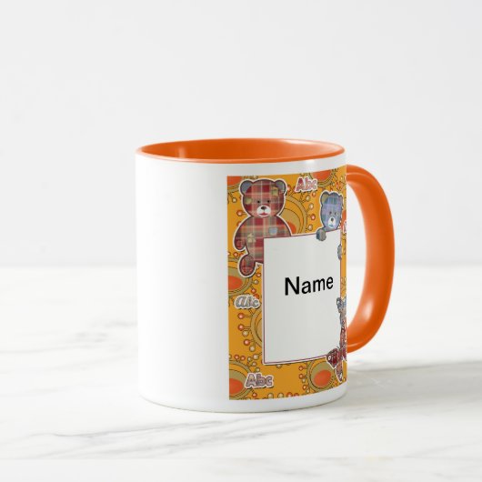 Teddy beer, baby mok (Voorkant rechts)