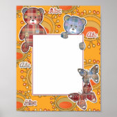 Teddy beer, baby poster (Voorkant)