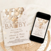 Teddy Beer Baby Shower  Baren Geduld Kaart