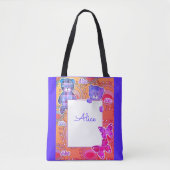 Teddy beer, baby tote bag (Voorkant)