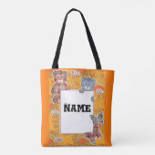 Teddy beer, baby tote bag (Achterkant)