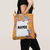Teddy beer, baby tote bag (Dichtbij)