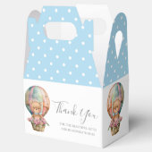 Teddy beer Balloon Favor Box Bedankdoosjes (Geopend)