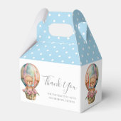 Teddy beer Balloon Favor Box Bedankdoosjes (Voorkant Zijde)