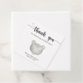 Teddy beer bedankt bedankjes labels (In situ)