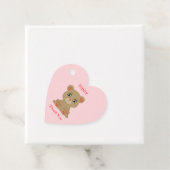 Teddy beer bedankt bedankjes labels (In situ)