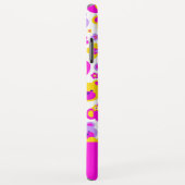 Teddy-beer bloemen genaamd roze geel Case-Mate iPhone case (Achterkant/rechts)