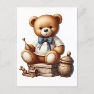 Teddy beer briefkaart