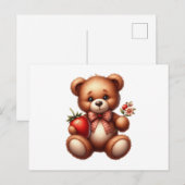 Teddy beer briefkaart (Voorkant / Achterkant)