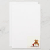 Teddy-beer Briefpapier (Voorkant / Achterkant)