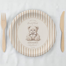 Teddy Beer & Bruine Strepen Beerlijk Wachten Baby 