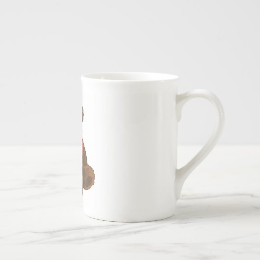 Teddy beer clipart porselein kop (Rechts)