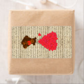 Teddy beer en hart etiket (Insitu)