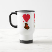 Teddy beer en hartballonnen reisbeker (Links)