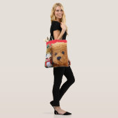 Teddy beer en nootkraker tote bag (Op model)