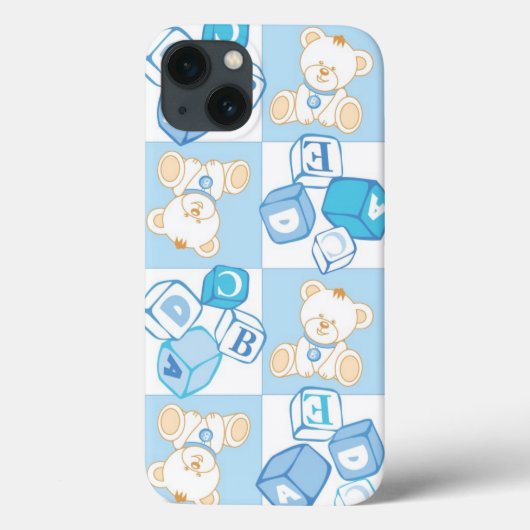 Teddy beer gecontroleerd patroon Case-Mate iPhone case (Achterkant)