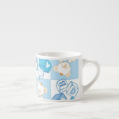 Teddy beer gecontroleerd patroon espresso kop (Rechts)