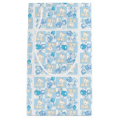 Teddy beer gecontroleerd patroon klein cadeauzakje (Voorkant)