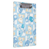 Teddy beer gecontroleerd patroon klembord (Rechts)