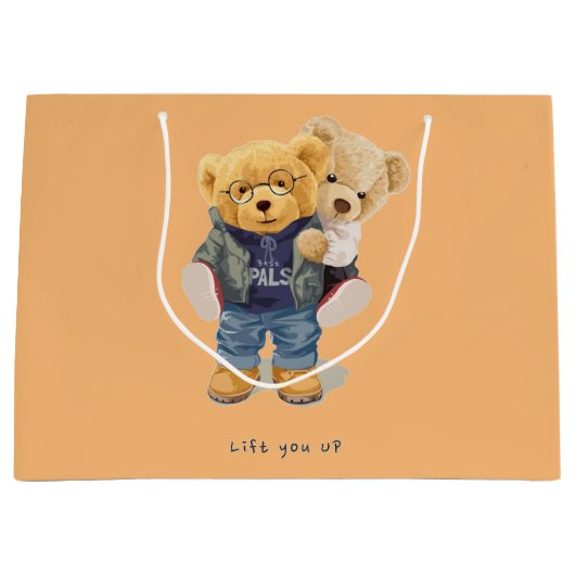 Teddy beer groot cadeauzakje (Voorkant)