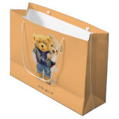 Teddy beer groot cadeauzakje (Voorkant Gekanteld)