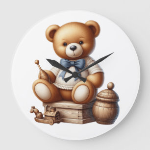 Teddy beer grote klok
