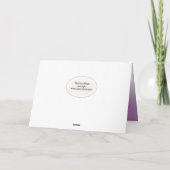 Teddy beer in het raam aan je denken feestdagen kaart (Achterkant)