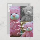 Teddy beer knuffels Briefkaart (Voorkant / Achterkant)