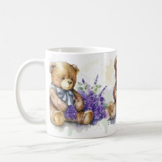 Teddy beer koffiemok (Links)