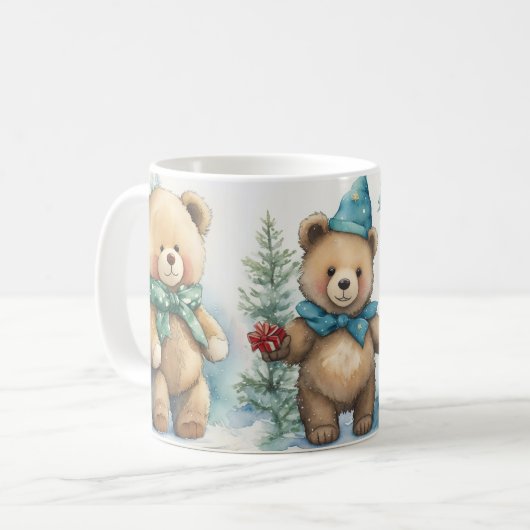 Teddy beer koffiemok (Voorkant links)