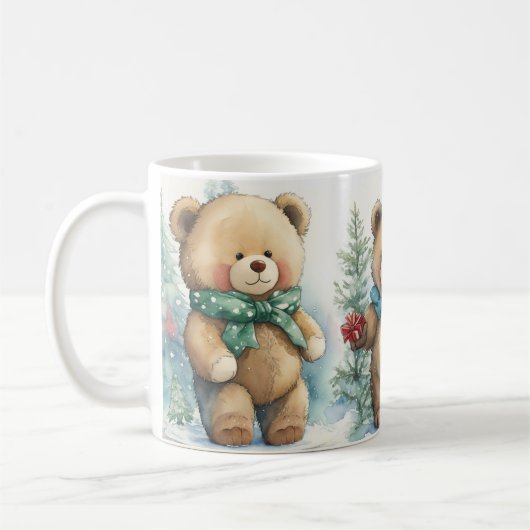 Teddy beer koffiemok (Links)