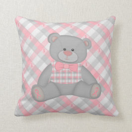 Teddy Beer Live Lach Lief Overlevenden Kussen