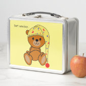 Teddy beer met een slapend pet (In situ)