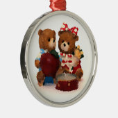 Teddy beer metalen ornament (Rechts)