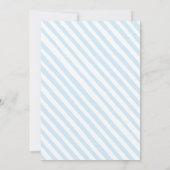 Teddy beer moon and stars baby shower nodigt kaart (Achterkant)