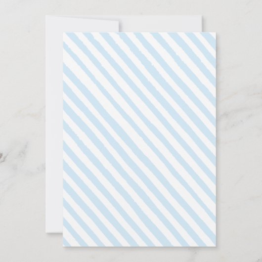 Teddy beer moon and stars baby shower nodigt kaart (Achterkant)