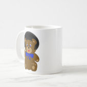 teddy beer na dubbele mok (Voorkant links)
