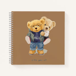 Teddy beer notitieboek