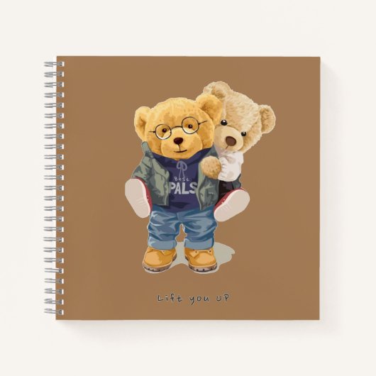 Teddy beer notitieboek (Voorkant)