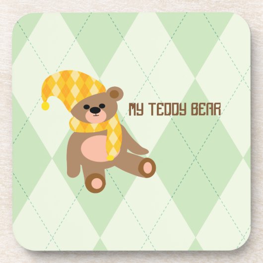 Teddy beer onderzetter (Voorkant)